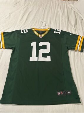 Sz youth XL Nike Green Bay Packers #12 Aaron Rodgers Football Jersey